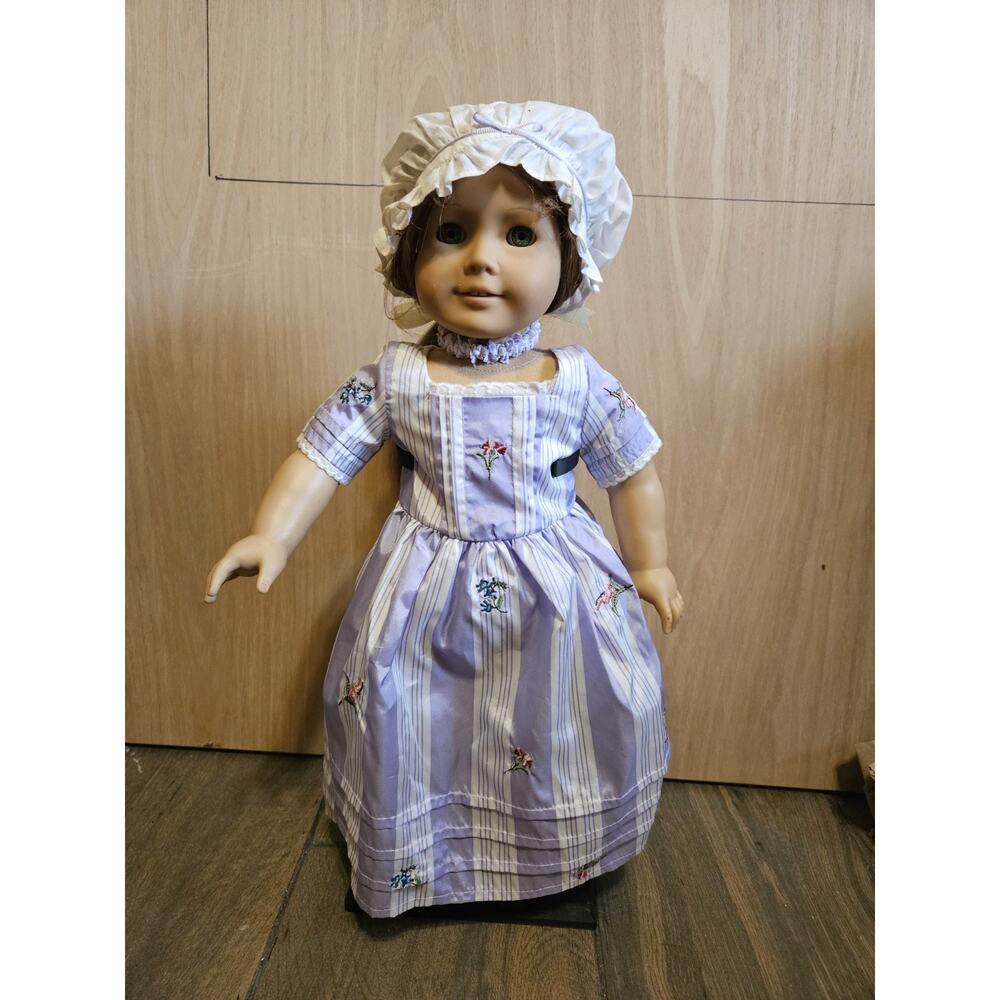 American Girl Felicity Merriman in Traveler's Outfit with Choker & Cap